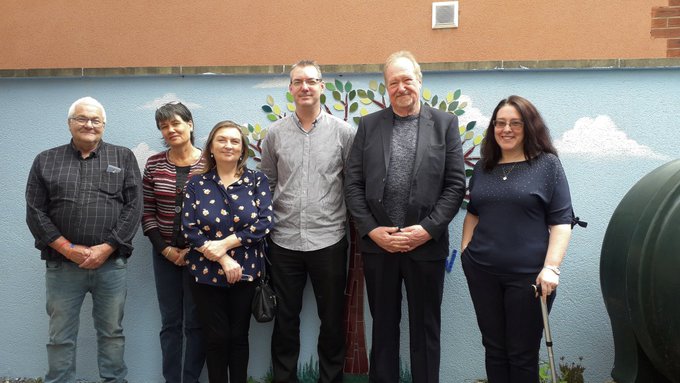 Derwen Newydd - Carmarthenshire counsellors visit homeless substance misuse recovery housing