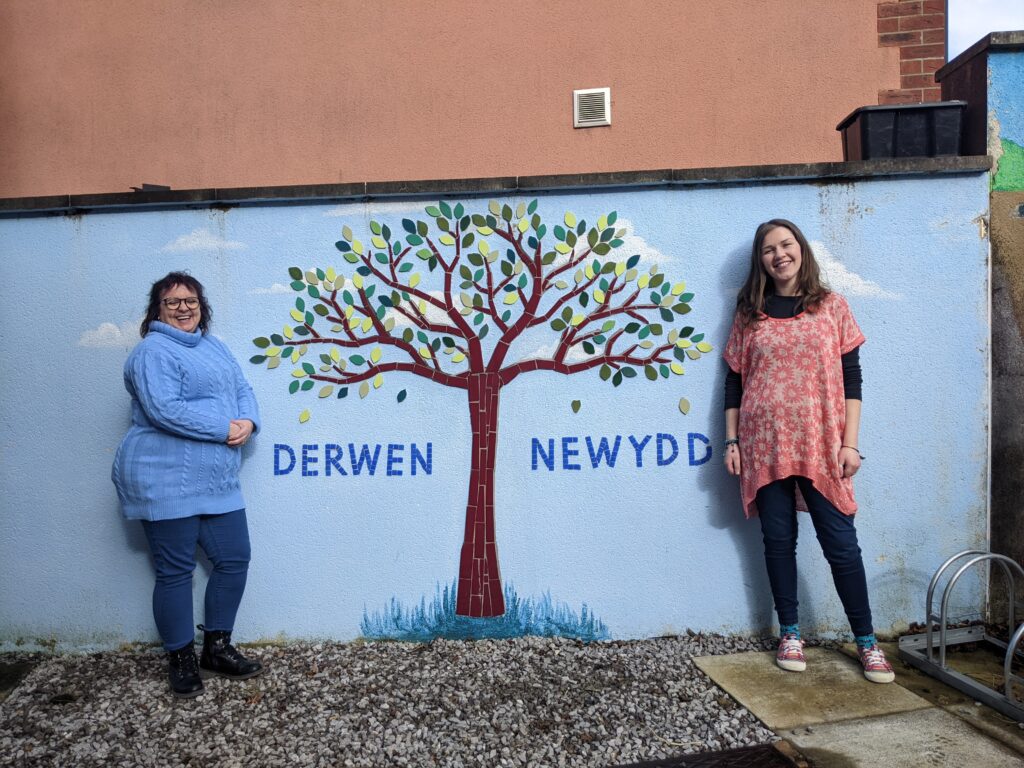 Staff at The Wallich's Derwen Newydd residential service for people who are homeless