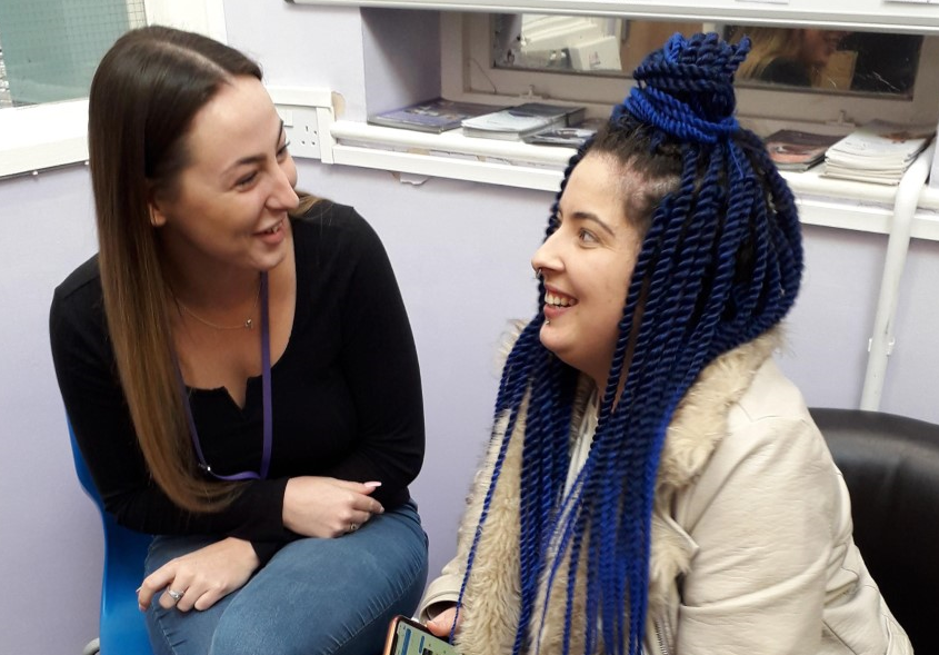 Danielle and Sarah - web homepage - Welsh Homelessness Charity Helping People in Carmarthenshire