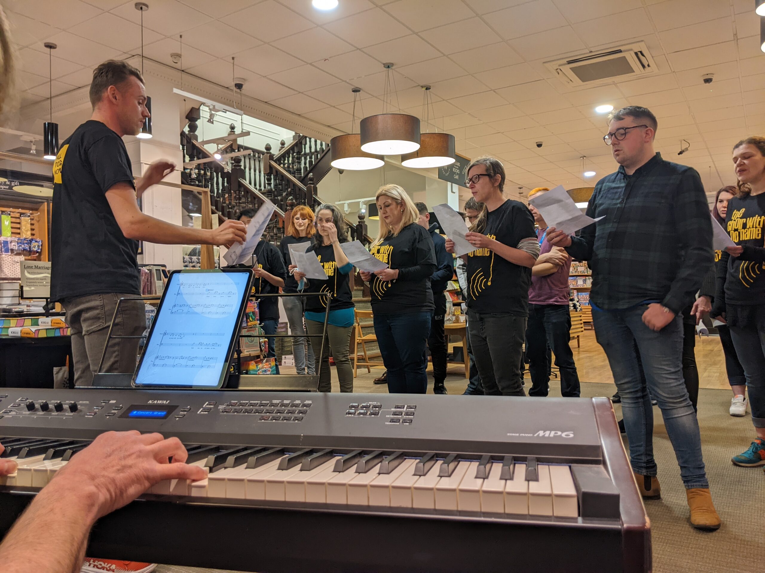 Choir With No Name Waterstones Performance - The Wallich