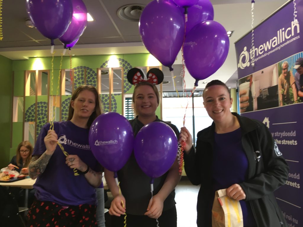 McDonalds fundraising for The Wallich homelessness charity Wales