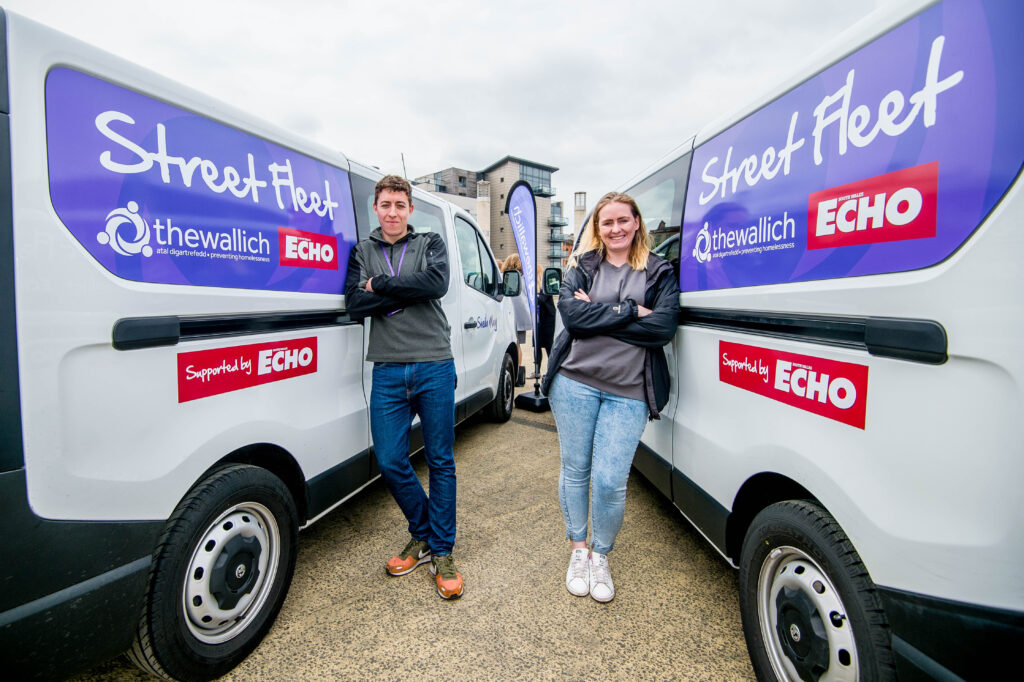 Homelessness charity the Wallich launch a new fleet of ' Street Fleet' Vehicles across Wales