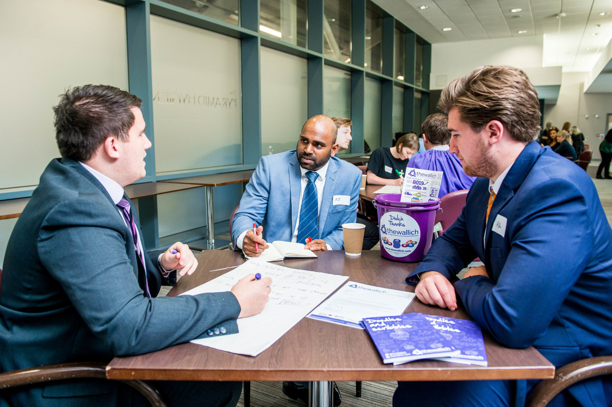 The Wallich homeless charity payroll giving - corporate fundraising. business