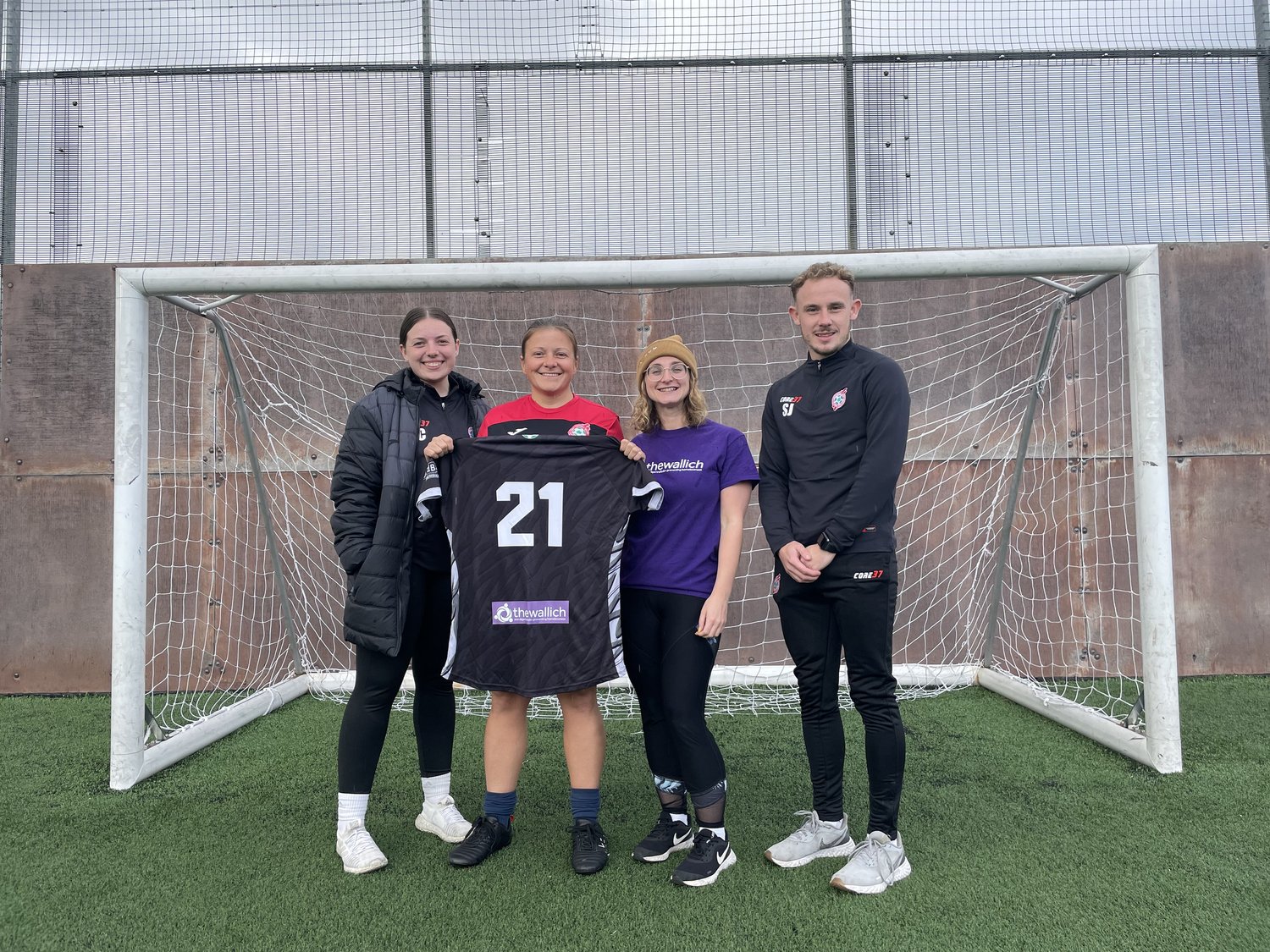 Street Football Wales - The Wallich sponsor kit - Homelessness football