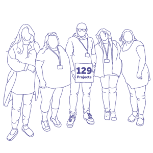 Graphic showing the number of projects